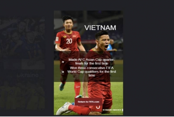 FIFA gọi t&ecirc;n Việt Nam, chọn ra những đội tuyển g&acirc;y bất ngờ năm 2019