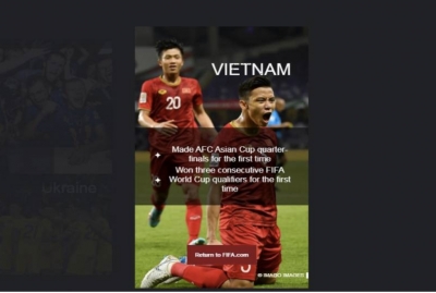 FIFA gọi t&ecirc;n Việt Nam, chọn ra những đội tuyển g&acirc;y bất ngờ năm 2019