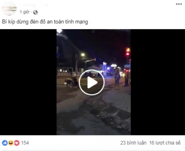 Clip chế dừng đ&egrave;n đỏ sau vụ tai nạn thảm khốc ở Long An bị 'n&eacute;m đ&aacute;'