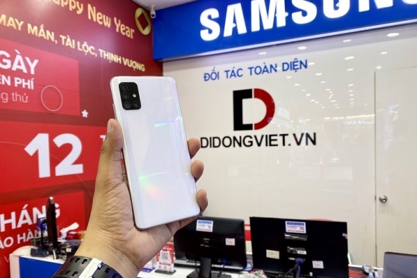 Mua Galaxy A51, màn hình tràn viền pin khủng giá tốt tại Di Động Việt