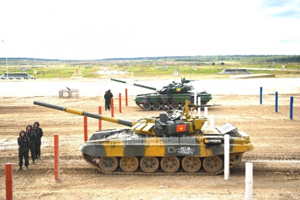 Đội xe tăng Việt Nam giành thành tích khả quan ở bán kết Army Games