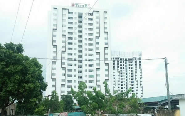 Nhếch nhác chung cư Tiến Bộ ở Thái Nguyên