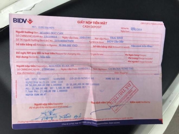 Chuyển c&ocirc;ng an điều tra vụ một thanh tra Ch&iacute;nh phủ lấy tiền d&acirc;n