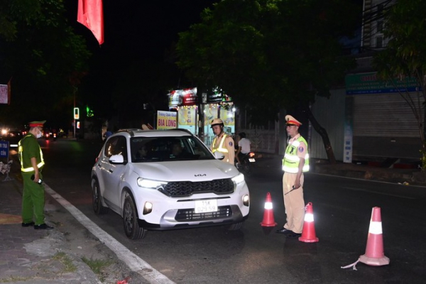 3 cán bộ diện Thành ủy Hải Phòng quản lý vi phạm nồng độ cồn