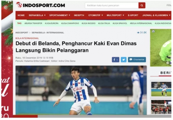 B&aacute;o Indonesia mỉa mai Văn Hậu: "Cầu thủ đốn Evan Dimas" ra mắt 4 ph&uacute;t, nhận 1 thẻ v&agrave;ng