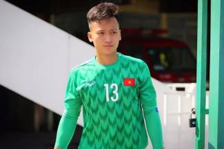 Thủ m&ocirc;n U21 Việt Nam sẵn s&agrave;ng cạnh tranh với B&ugrave;i Tiến Dũng ở SEA Games