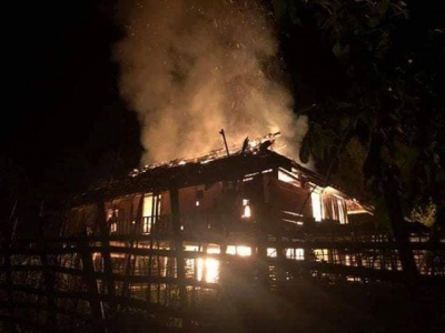 M&acirc;u thuẫn gia đ&igrave;nh, con trai uống rượu say ph&oacute;ng hỏa đốt nh&agrave;