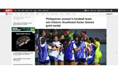 Truyền th&ocirc;ng quốc tế l&ecirc;n tiếng sau trận chung kết b&oacute;ng đ&aacute; nữ SEA Games 33