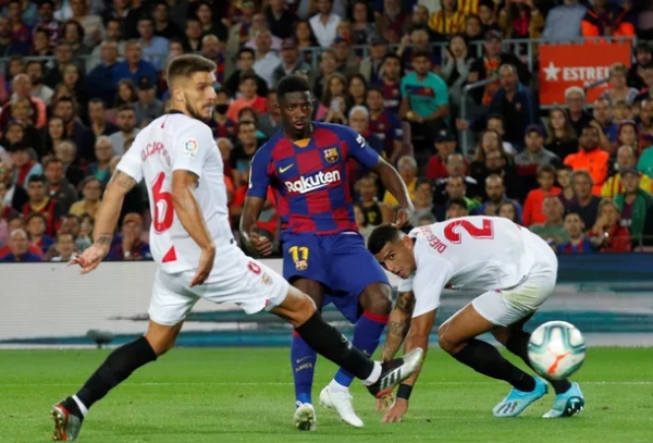 Bộ ba MSD tỏa s&aacute;ng, Barcelona hạ gục Sevilla bằng loạt si&ecirc;u phẩm