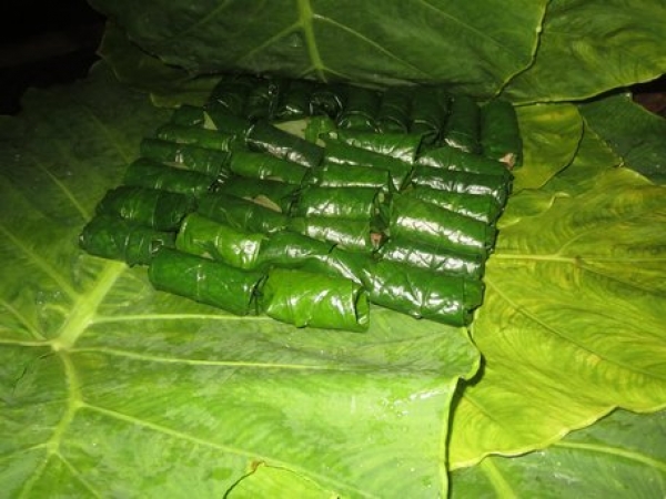 Le le nướng lá lốt vừa ngon vừa bổ