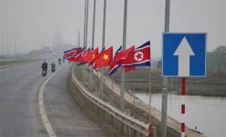 Hải Ph&ograve;ng dọn đường phố đ&oacute;n ph&aacute;i đo&agrave;n Triều Ti&ecirc;n