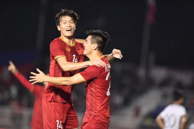 U22 Việt Nam &lsquo;hủy diệt&rsquo; U22 Campuchia, gi&agrave;nh v&eacute; v&agrave;o chung kết SEA Games sau 10 năm chờ đợi
