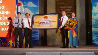Cà Mau đón nhận Bằng xếp hạng di tích Quốc gia đặc biệt Đường Hồ Chí Minh trên biển