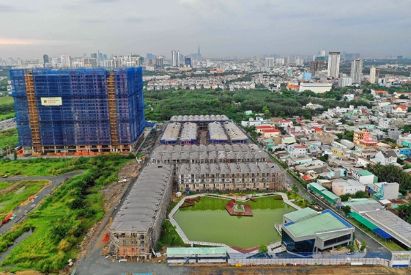 Dự án 110 biệt thự khu Nam Sài Gòn bị đình chỉ thi công
