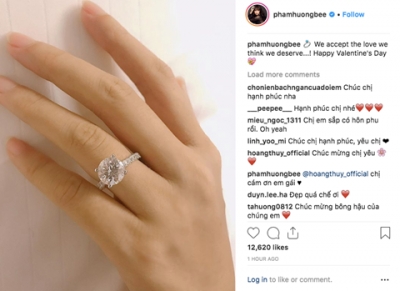 Hoa hậu Phạm Hương xác nhận đã đính hôn vào ngày Valentine