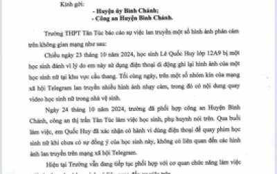 Vụ hàng ngàn clip nữ sinh bị quay lén trong nhà vệ sinh: Trường mời 1 học sinh lên làm việc