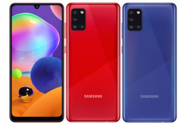 Samsung Galaxy A31 trình làng: 4 camera sau, pin 5.000 mAh, RAM 6 GB