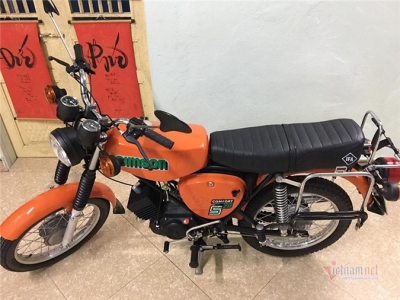 Xe máy Simson đời 1985 giá 12 triệu &quot;hồi sinh&quot; đẹp long lanh