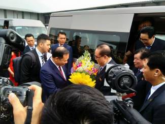 Đo&agrave;n đại biểu cấp cao Triều Ti&ecirc;n tham quan tỉnh Hải Dương