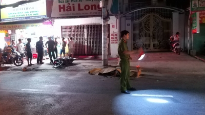 Truy t&igrave;m xe container c&aacute;n chết người đ&agrave;n &ocirc;ng rồi bỏ chạy