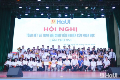 Sinh viên HaUI chinh phục sân chơi khoa học quốc tế
