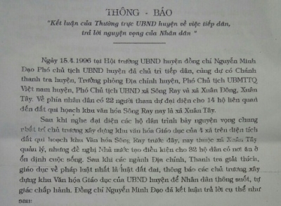 Huyện Cẩm Mỹ - Đồng Nai: Bối rối quản l&yacute; v&agrave; sử dụng đất đai