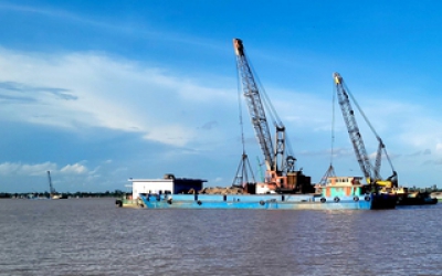 An Giang tạm dừng hàng loạt khu mỏ khai thác cát