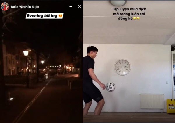 Đo&agrave;n Văn Hậu bật m&iacute; cuộc sống ở H&agrave; Lan giữa thời dịch bệnh