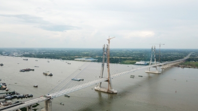 Đ&atilde; ấn định ch&iacute;nh thức ng&agrave;y kh&aacute;nh th&agrave;nh cầu V&agrave;m Cống