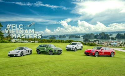 Dàn xe thể thao Porsche &quot;đổ bộ&quot; tại giải golf FLC Vietnam Masters 2019