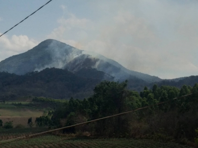 Ch&aacute;y rừng dữ dội, 70 người tham gia dập lửa