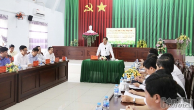 Bí thư Thành ủy Cần Thơ thăm và làm việc với Tòa án Nhân dân thành phố