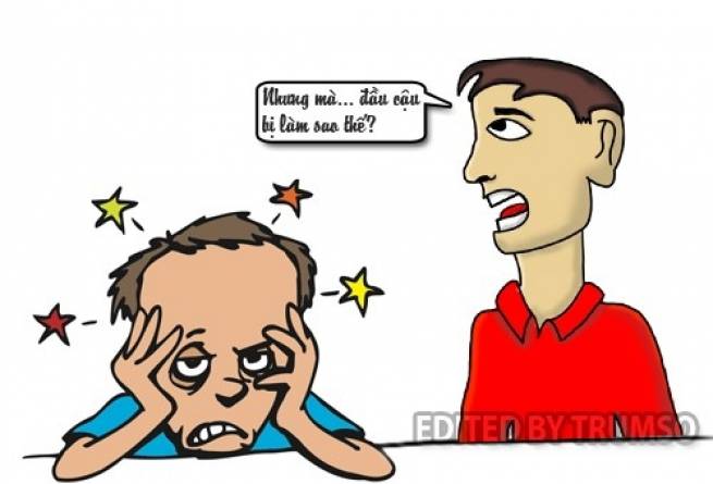 Trưa cười: Bươu đầu v&igrave; được chị em tặng hoa