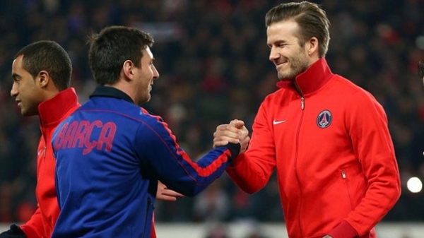 Beckham t&iacute;nh chơi lớn, đưa Messi đến đ&aacute; b&oacute;ng ở Mỹ