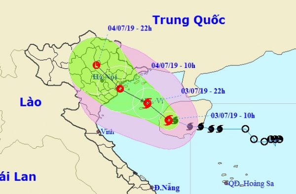 Bão số 2 tăng tốc vào Quảng Ninh - Ninh Bình, Bộ trưởng Nguyễn Xuân Cường chỉ đạo khẩn