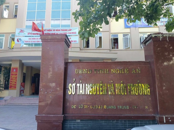 Đảng ủy Sở Tài nguyên - Môi trường Nghệ An để xảy ra nhiều vi phạm