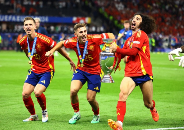 Thắng tuyển Anh 2-1, Tây Ban Nha vô địch Euro 2024