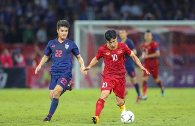 Quế Ngọc Hải v&agrave; C&ocirc;ng Phượng s&aacute;ng cửa đ&aacute; SEA Games