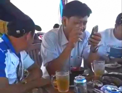 Sự thật về th&ocirc;ng tin trung t&aacute; c&ocirc;ng an đi ăn nhậu với "tr&ugrave;m đỏ đen"