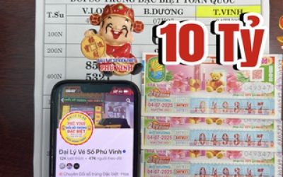 Mua 5 tờ vé số khi đang uống cà phê, người đàn ông ở Vĩnh Long thành “tỉ phú”