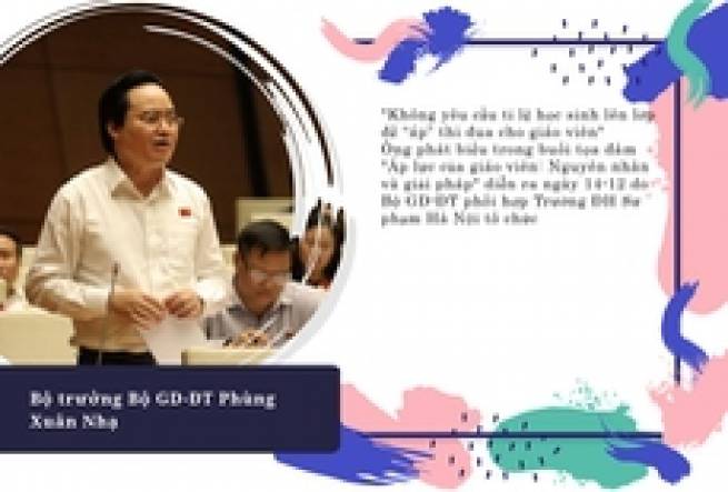 Những ph&aacute;t ng&ocirc;n ấn tượng về gi&aacute;o dục năm 2018