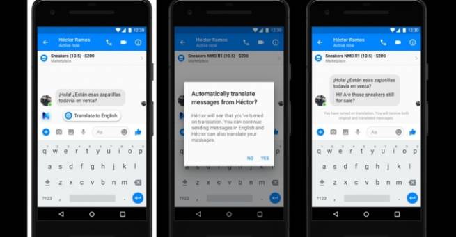 Facebook Messenger đ&atilde; c&oacute; t&iacute;nh năng dịch tiếng T&acirc;y Ban Nha