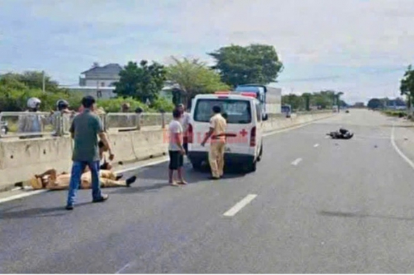 Khởi tố người t&ocirc;ng g&atilde;y ch&acirc;n Trung t&aacute; CSGT tr&ecirc;n Quốc lộ 1