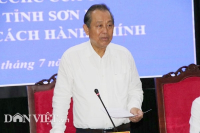 Phó Thủ tướng Trương Hòa Bình kiểm tra công tác cải cách hành chính tại Sơn La