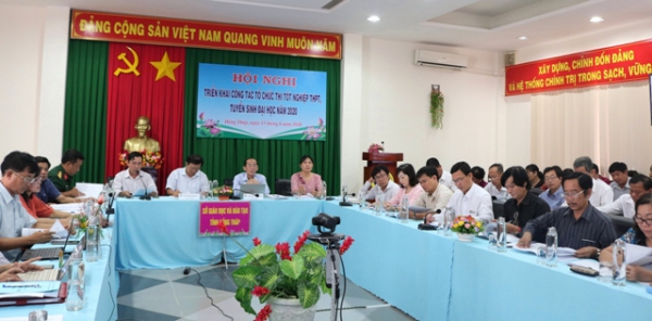 Hội nghị tập huấn tổ chức kỳ thi tốt nghiệp THPT năm 2020