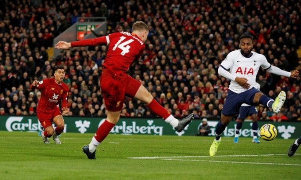 Ngược d&ograve;ng đại chiến Tottenham, Liverpool vững ng&ocirc;i đầu Ngoại hạng