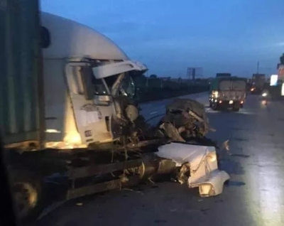 Lại xảy ra tai nạn nghi&ecirc;m trọng gần nơi xảy ra 3 vụ t&ocirc;ng xe ở Hải Dương khiến 8 người thương vong