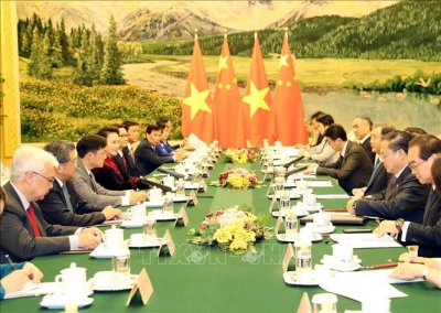 Chủ tịch Quốc hội làm việc với Chủ tịch Chính hiệp Trung Quốc