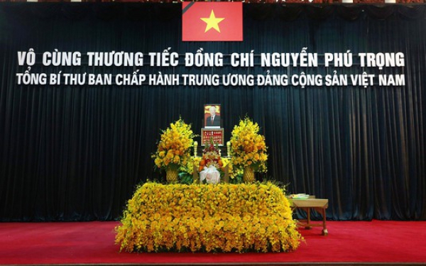 Tổ chức trọng thể Lễ tang Tổng Bí thư Nguyễn Phú Trọng